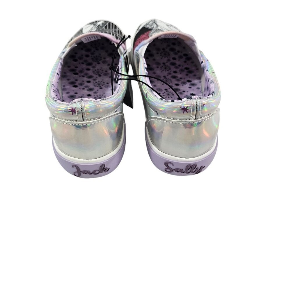 Disney The Nightmare Before Christmas Jack and Sally Slip-on Sneakers NWT - Picture 7 of 16